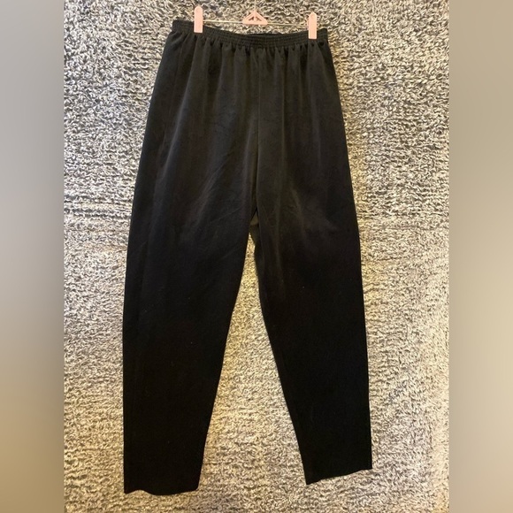 Women’s Black corduroy Pull On Pants Size Large - Picture 6 of 6